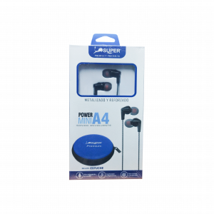 AURICULARES AU-A4 EXTRA BASS MARCA SUPER PRODUCT PREMIUM - SALE POR CAJON