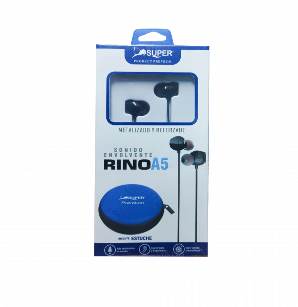 AURICULARES AU-A5 EXTRA BASS MARCA SUPER PRODUCT PREMIUM - SALE POR CAJON