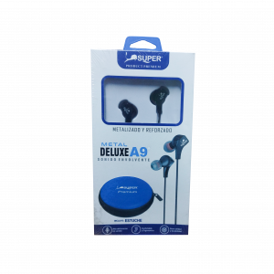 AURICULARES AU-A9 EXTRA BASS MARCA SUPER PRODUCT PREMIUM - SALE POR CAJON