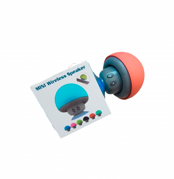 MINI ALTAVOZ INALAMBRICO EN FORMA DE HONGO - SALE POR CAJON - Imagen 3