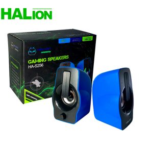 PARLANTE PARA PC HALION CON LUZ LED - SALE POR CAJON