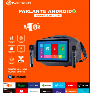 PARLANTE CON PANTALLA 10.1” SP-5510