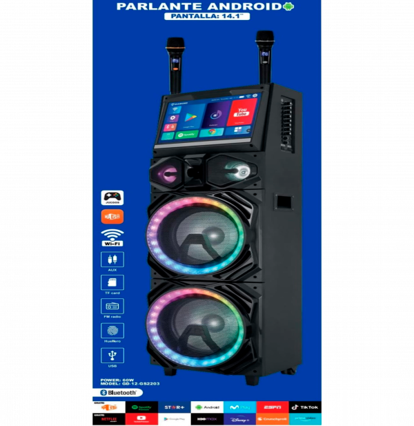 PARLANTE ANDROID PANTALLA 14.1"
