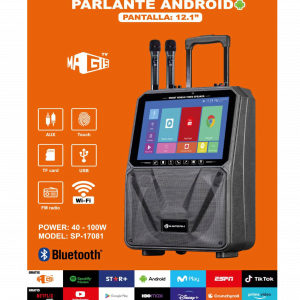 PARLANTE KAPERH CON PANTALLA 12.1” - SALE POR MAYOR