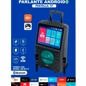 PARLANTE ANDROID PANTALLA 15"