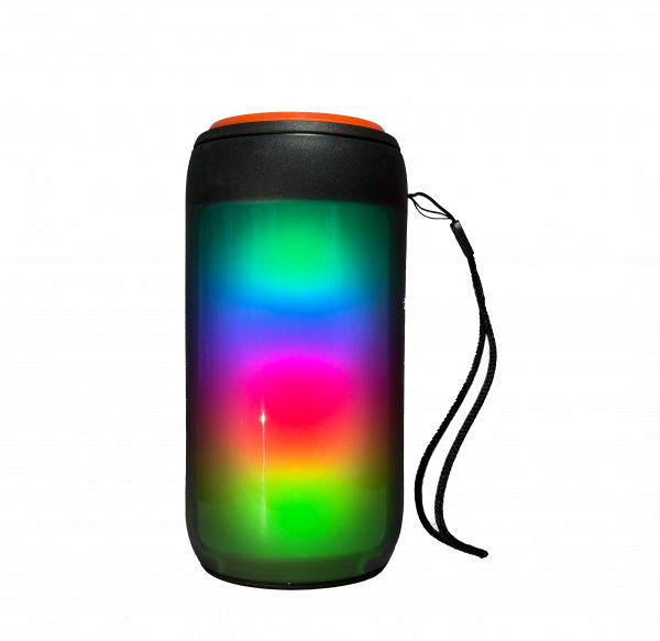 Parlante GTS 1731 Bocina Portatil Bluetooth Cilindrico Luz Led - SALE POR CAJON