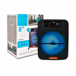 Parlante Gts-1520-Altavoz Inalámbrico Para Karaoke, Reproductor De Audio Con Micrófono, Diseño Moderno, Hecho A Medida - SALE POR CAJON