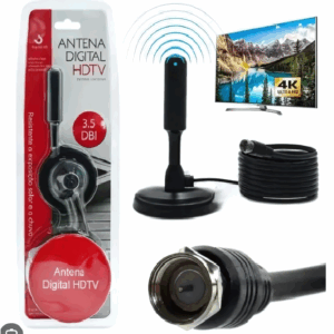 Antena TV HD para TV LCD SMART TV Con Señal Digital Decodificadores - SALE POR CAJON